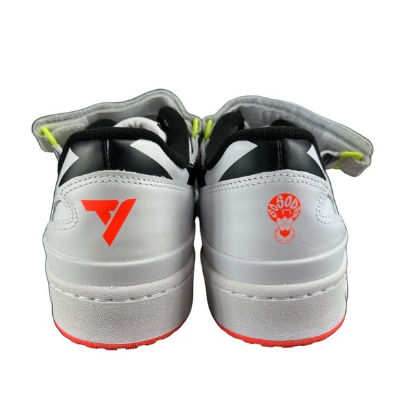 Adidas Forum Low Trae Young Core Black White Solar Red Shoes GX6128 Men's Sz 10 - Picture 5 of 10